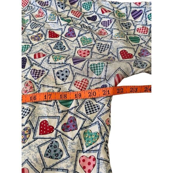 Set of 2 Scrub Tops Scrub HQ Peaches Uniforms Workwear Career Healthcare Work Me - Picture 11 of 12